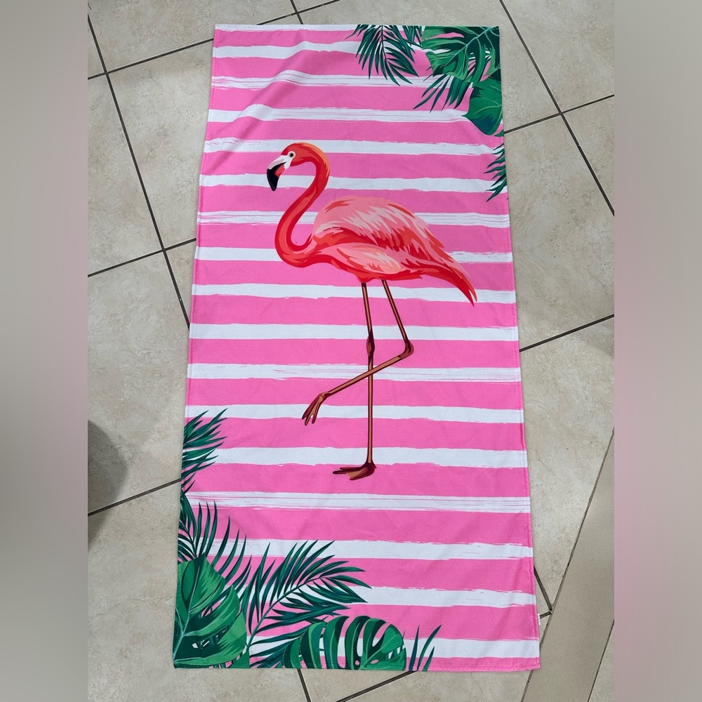 Flamingo towels (set of 2)